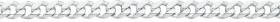 Sterling-Silver-19cm-Dia-cut-Bevelled-Italian-Curb-Bracelet on sale