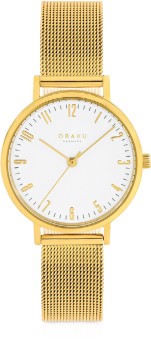 Obaku+Brink+Lille+-+Gold+Ladies+Watch