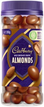 Cadbury+Chocolate+Coated+Nuts+or+Fruits+280%E2%80%91340g+Selected+Varieties%2A