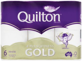 Quilton+Gold+Toilet+Tissue+4+Ply+6+Pack