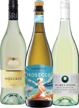 Brown+Brothers+Moscato%2C+De+Bortoli+King+Valley+or+Secret+Stone+750mL+Varieties