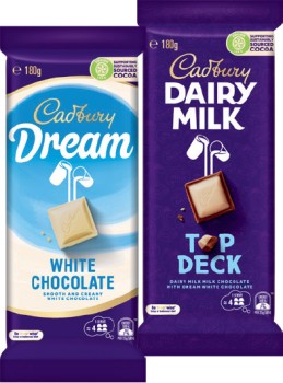 Cadbury+Chocolate+Block+150-190g+Selected+Varieties