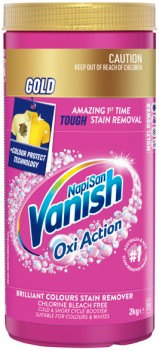 Vanish+NapiSan+Gold+Oxi+Action+2kg+Selected+Varieties