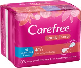 Carefree+Barely+There+Unscented+Liners+42+Pack%2A