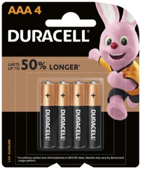 Duracell+Coppertop+Batteries+AAA+4+Pack