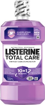 Listerine+Total+Care+Antibacterial+Mouthwash+500mL+Selected+Varieties