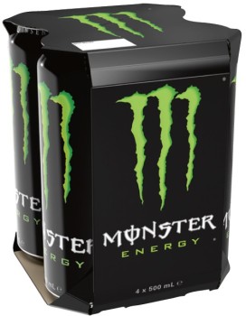 Monster+Energy+Drink+4x500mL+Selected+Varieties