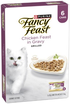 NEW+Purina+Fancy+Feast+Wet+Cat+Food+6x85g+Selected+Varieties