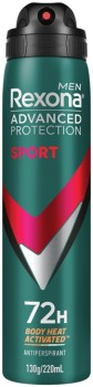 Rexona-Advanced-Protection-Antiperspirant-Spray-220mL-Selected-Varieties on sale