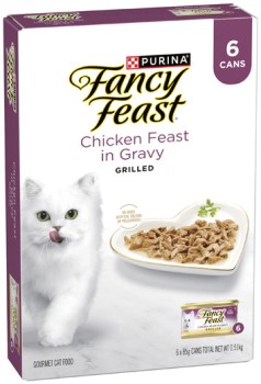 NEW+Purina+Fancy+Feast+Wet+Cat+Food+6x85g+Selected+Varieties