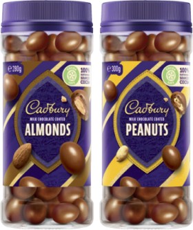 Cadbury-Chocolate-Coated-Fruit-or-Nut-Jar-280g-340g on sale