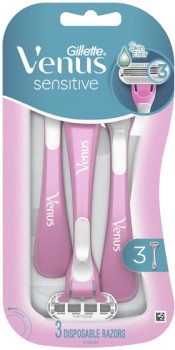 Gillette-Venus-Disposable-Sensitive-Razors-3-Pack on sale