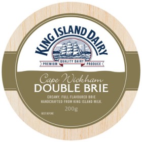 King+Island+Cape+Wickham+Double+Brie+200g