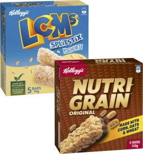 Kellogg%26%23039%3Bs+LCMs+or+Nutri+Grain+Bars+5+Pack+100g-110g