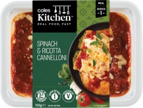 Coles+Kitchen+Spinach+%26amp%3B+Ricotta+Cannelloni+350g