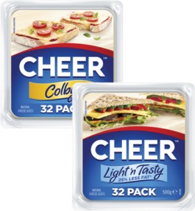 Cheer-Cheese-Slices-500g on sale