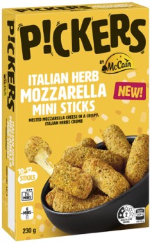 Pickers+Mini+Italian+Herb+Mozzarella+Sticks+230g