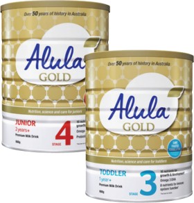 Alula+Gold+Stage+3+Toddler+or+Stage+4+Junior+Milk+Drink+900g