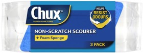 Chux+Foam+Scourer+Non+Scratch+or+Heavy+Duty+3+Pack