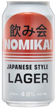 NEW+Nomikai+Japanese+Lager+Cans+24x375mL