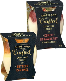 Gippsland-Dairy-Crafted-Yogurt-150g on sale