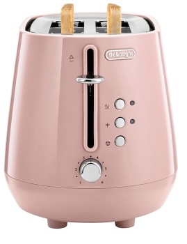 De%26rsquo%3BLonghi+Eclettica+2-Slice+Toaster+in+Playful+Pink