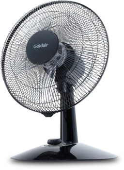 Goldair+Whisper+Quiet+Desk+Fan+30cm+in+Black