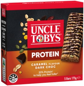 Uncle-Tobys-Protein-Bars-5-Pack-Selected-Varieties on sale