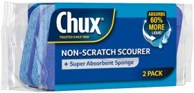 Chux-Scourer-Sponge-2-Pack-Selected-Varieties on sale