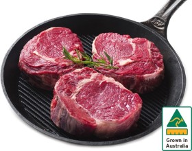 Australian-Beef-Scotch-Fillet-Steak on sale