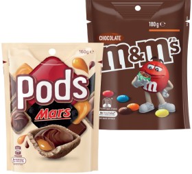 M%26amp%3BM%26%23039%3Bs+120%E2%80%91180g%2C+Pods+160g%2C+Maltesers+120%E2%80%91140g+or+Skittles+120%E2%80%91200g+Share+Pack+Selected+Varieties