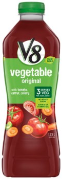 V8-Fruit-Vegetable-Juice-125-Litre-Selected-Varieties on sale