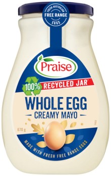 Praise-Whole-Egg-Creamy-Mayo-670g on sale