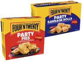 Four%26%23039%3BN+Twenty+Party+Pies+or+Sausage+Rolls+12+Pack