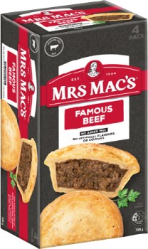 Mrs-Macs-Pies-or-Giant-Sausage-Rolls-4-Pack-Selected-Varieties on sale