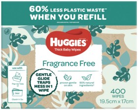 Huggies+Baby+Wipes+Refill+400+Pack+Selected+Varieties