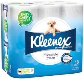 Kleenex+Complete+Clean+Toilet+Tissue+18+Pack