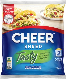 Cheer+Tasty+Shredded+Cheese+250g