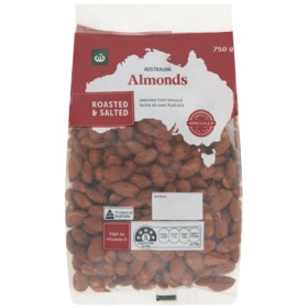 Woolworths+Australian+Almonds+Roasted+%26amp%3B+Salted+750g