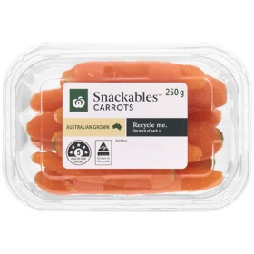 Australian-Snackables-Carrots-250g-Pack on sale