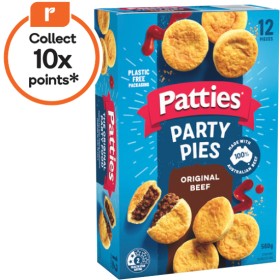 Patties+Party+Pasties%2C+Pies+or+Sausage+Rolls+450-560g+Pk+12