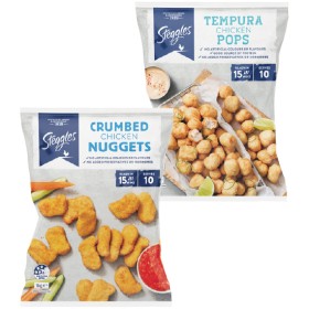 Steggles-Crumbed-Chicken-Nuggets-or-Tempura-Pops-1-kg-From-the-Freezer on sale