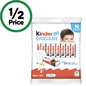 Kinder+Chocolate+Sharepack+200g+Pk+16