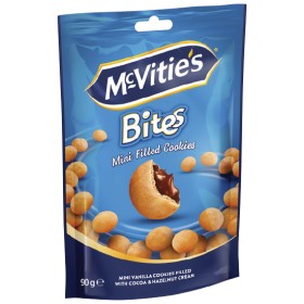 NEW+McVitie%26%23039%3Bs+Bites+Mini+Filled+Cookies+Vanilla+90g