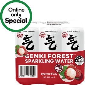 Genki+Forest+Sparkling+Water+330ml+x+Pk+6