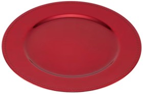 Red-Charger-Plate on sale