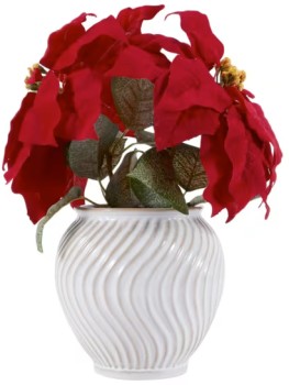 Artificial+Poinsettia+in+Pot