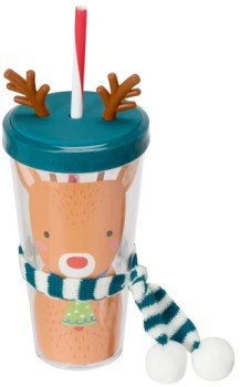 Double+Wall+Reindeer+Tumbler