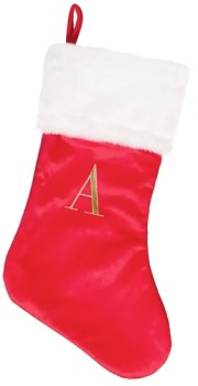 Letter+A+Stocking