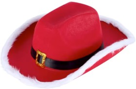 Christmas-Cowboy-Hat on sale